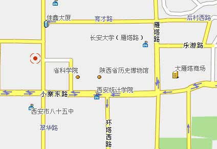 陝西歴史博物館の案内図